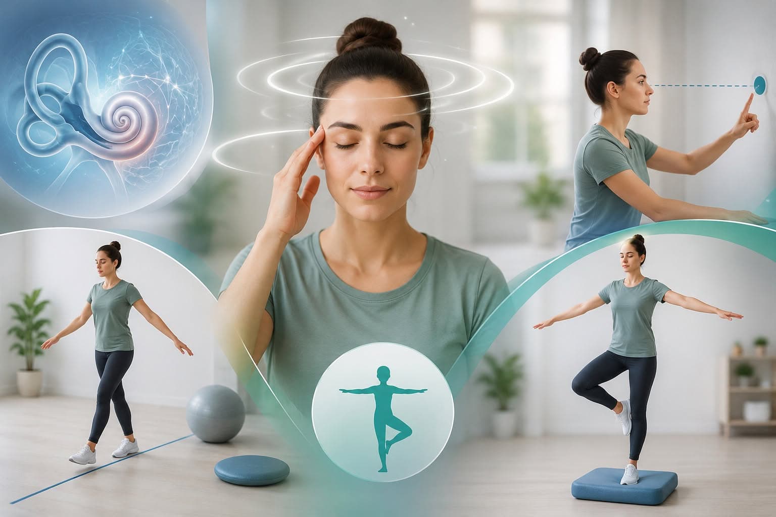 تمارين لعلاج الدوار وتحسين الاتزان
