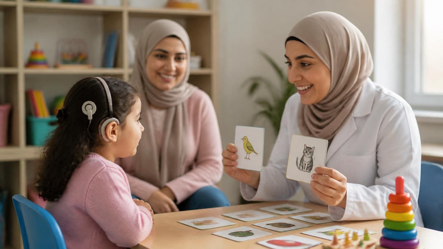 دور جلسات التخاطب بعد عملية زراعة القوقعة للأطفال